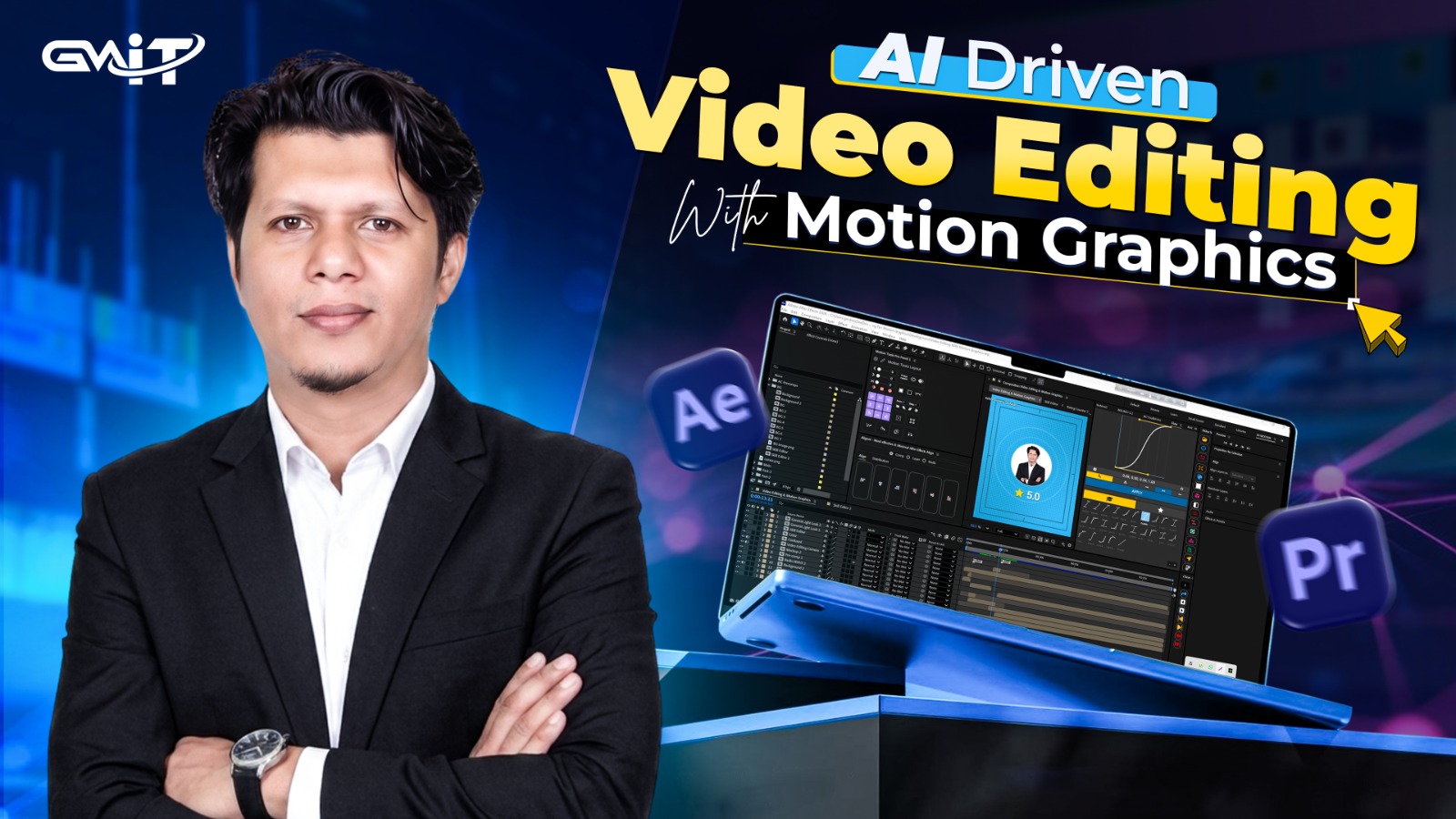 AI Driven Video Editing with Motion Graphics